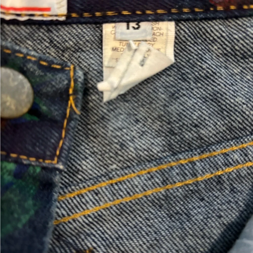 Vintage Palmetto Floral Patterned jeans - Picture 4 of 5